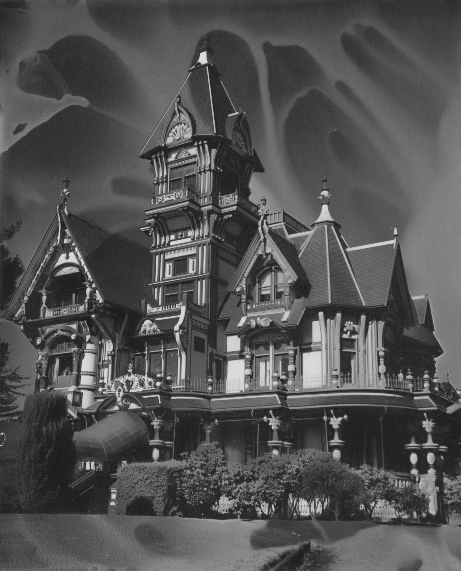 Beguiling Mansion <br>Mid Century Photograph <br><br>#C2203