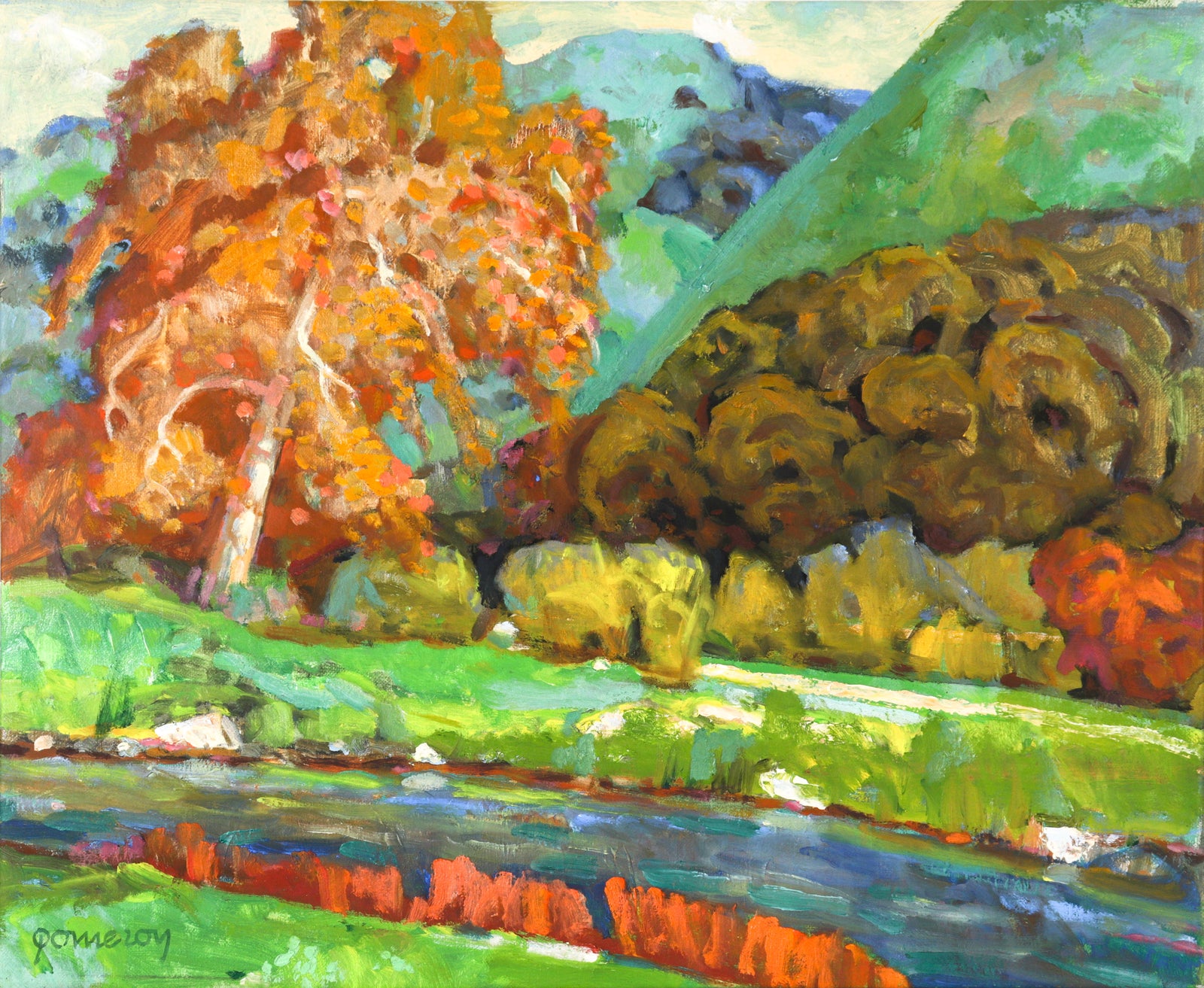 Fall by the Creek<br>20th Century Oil<br><br>#C2230