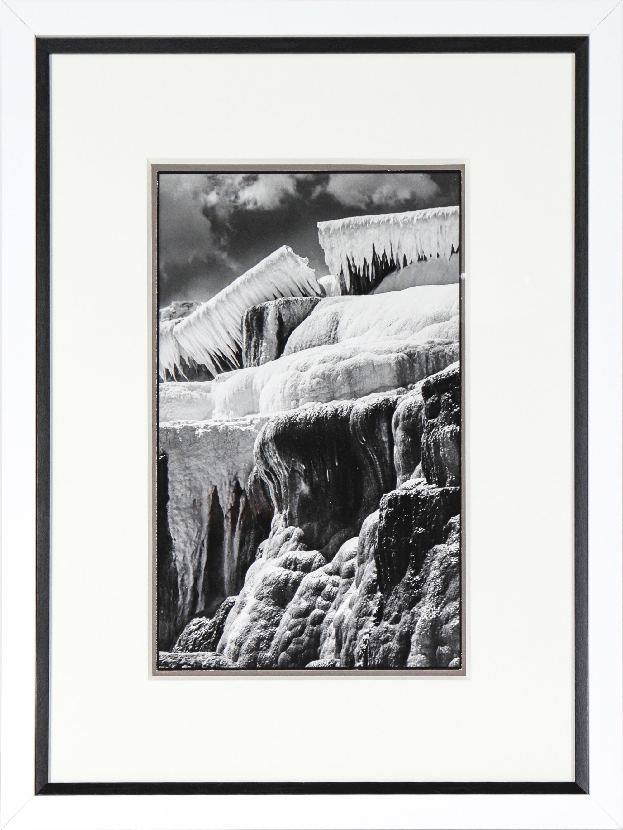 Frozen Landscape Abstraction <br>Mid Century Photograph <br><br>#C2234
