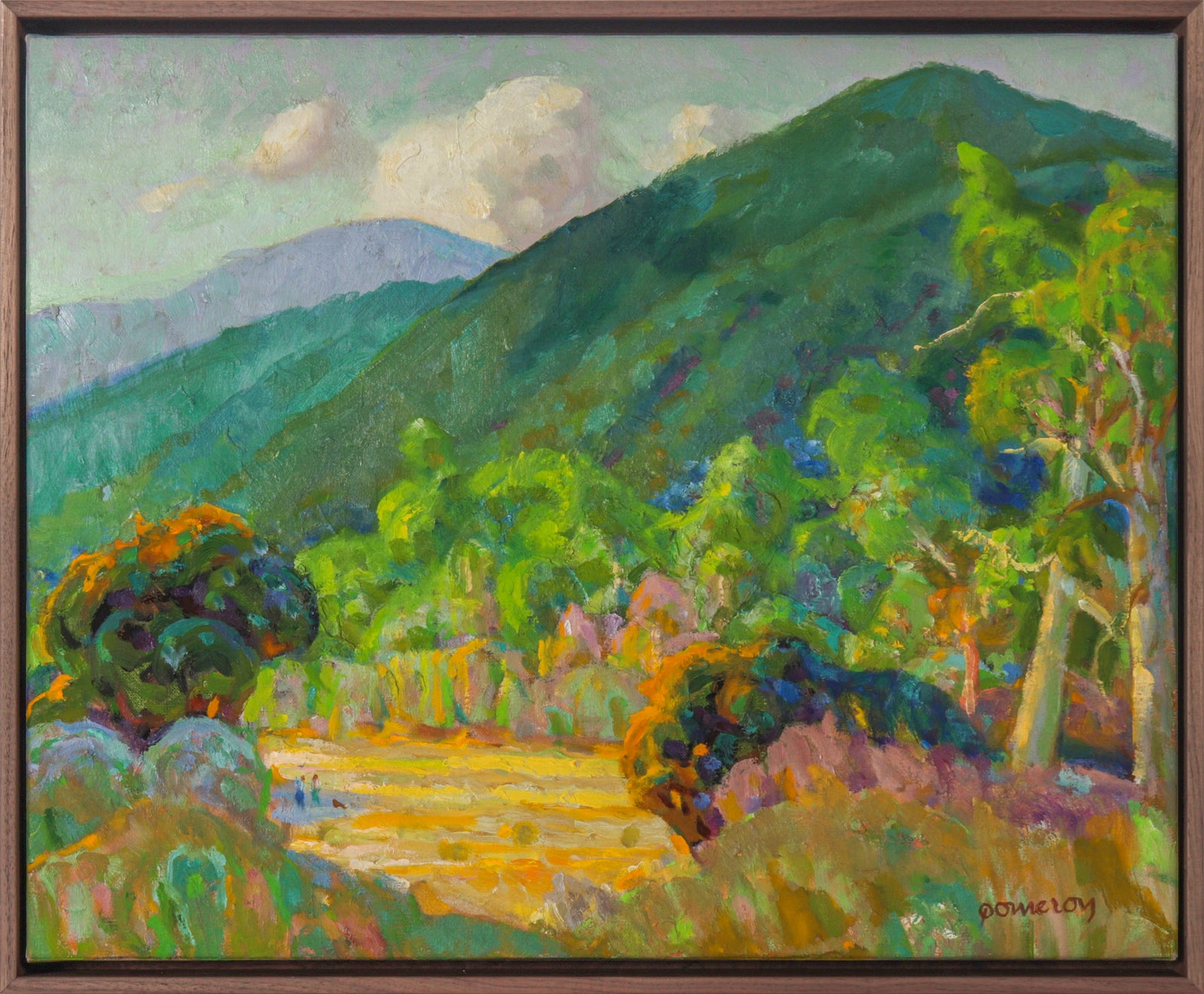 Sun Shining in the Meadow<br>20th Century Oil<br><br>#C2251