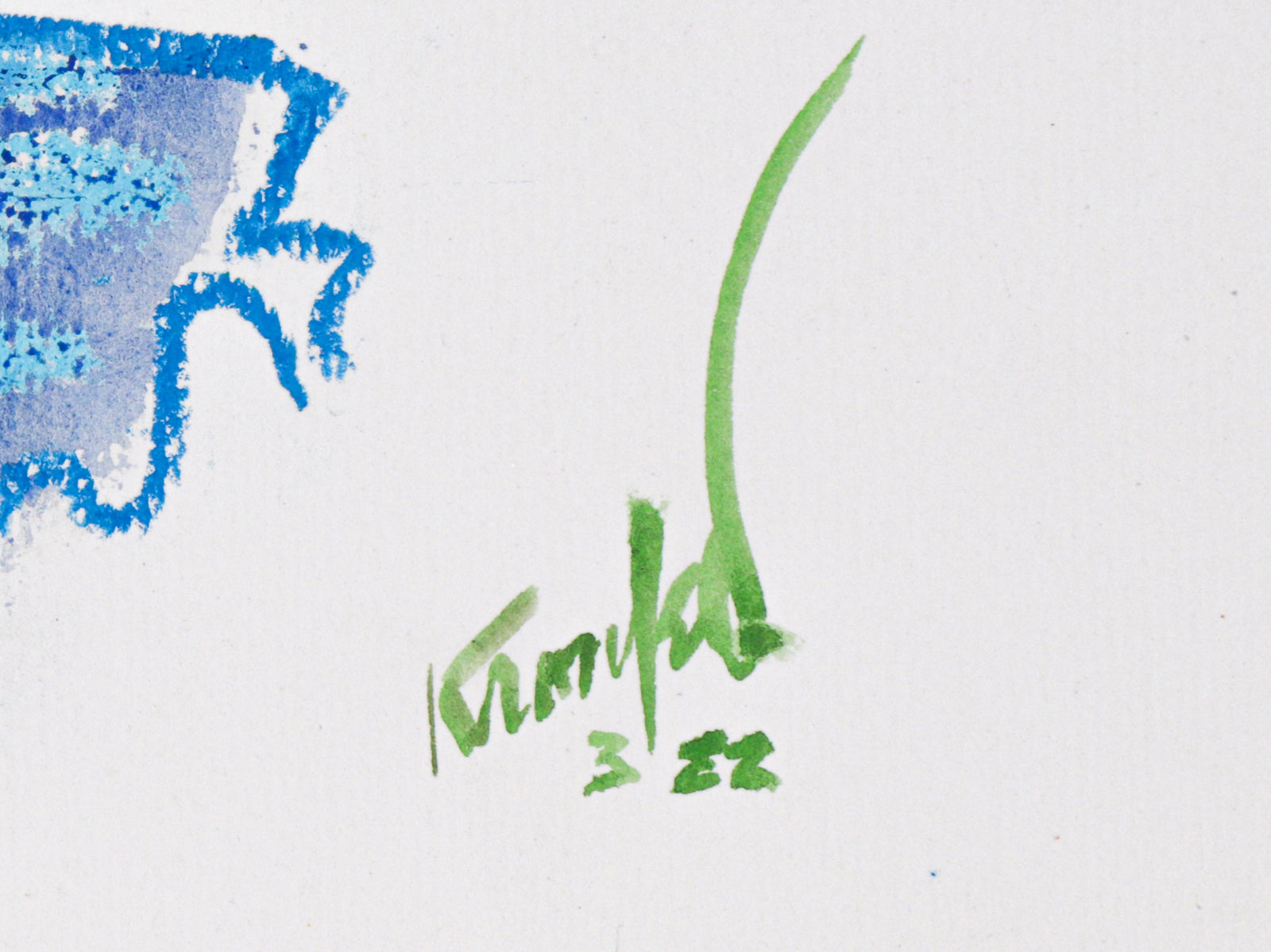 Spring Flower Bouquet<br>1982 Watercolor & Pastel<br><br>#C2282