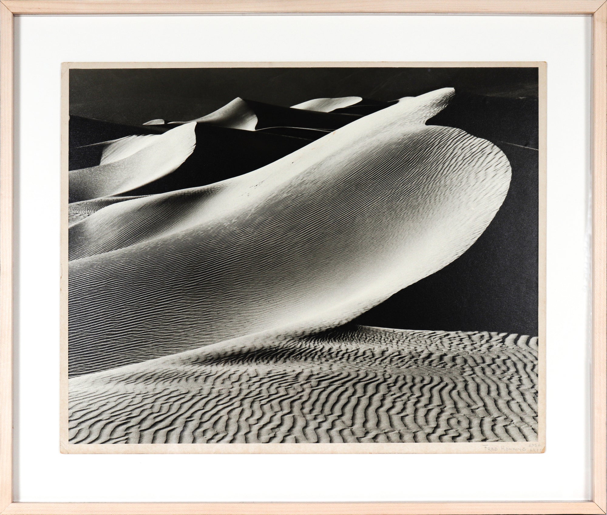 <i>Abstraction in Sand</i> <br>Mid Century Photograph <br><br>#C2290