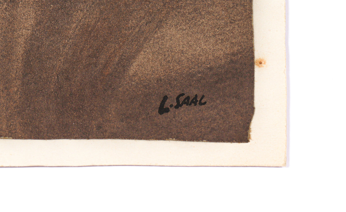 Abstracted Circus Figure <br> 1970's Collage <br><br>#C2310