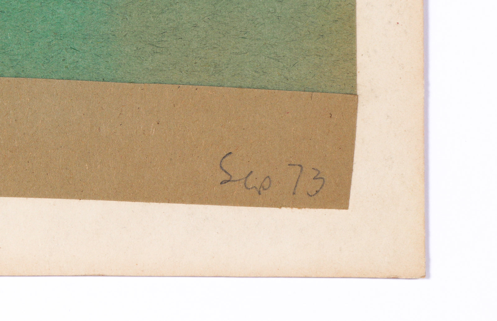 Composition with Angular Shapes <br> 1973 Collage<br><br>#C2320