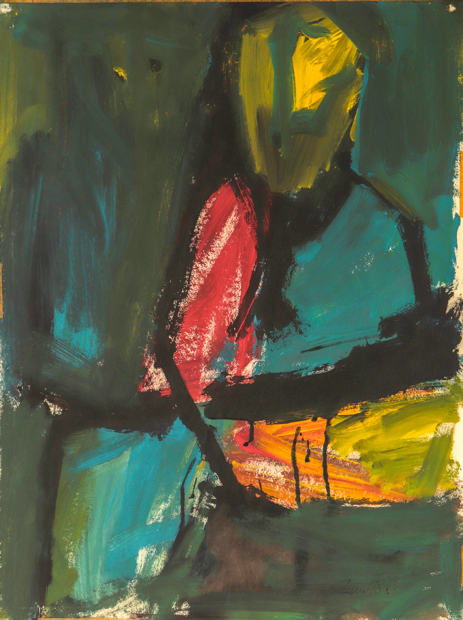 <i>Dusk</i><br>1957 Acrylic<br><br>#C2340