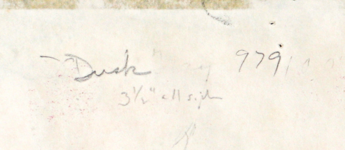 <i>Dusk</i><br>1957 Acrylic<br><br>#C2340