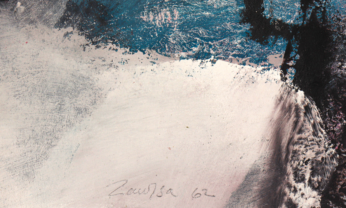 <i>Night</i> or <i>Dawn Gray</i> <br> 1962 Acrylic <br><br>#C2353