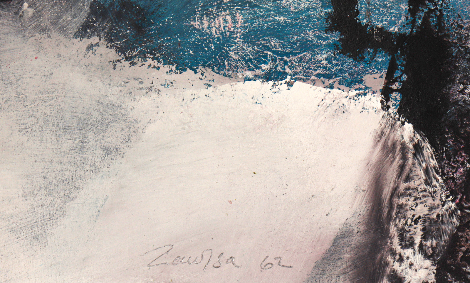 <i>Night</i> or <i>Dawn Gray</i> <br> 1962 Acrylic <br><br>#C2353