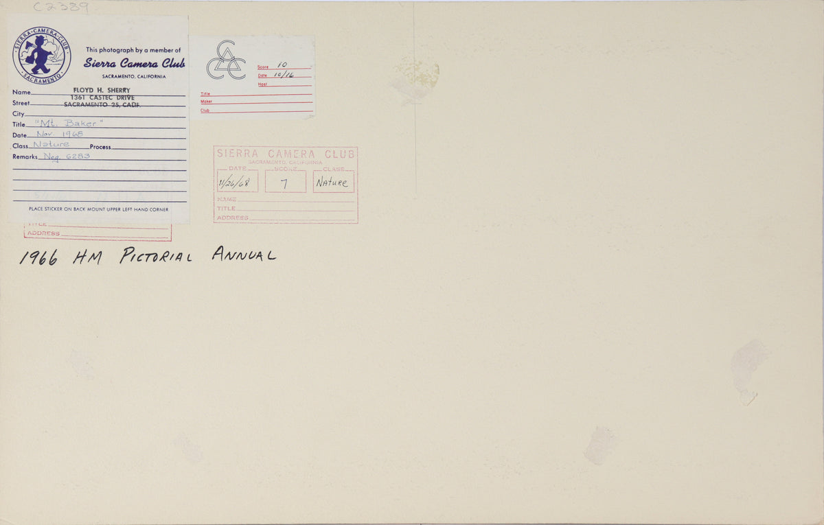 <i>Mt. Baker</i> <br>1966 Photograph <br><br>#C2389