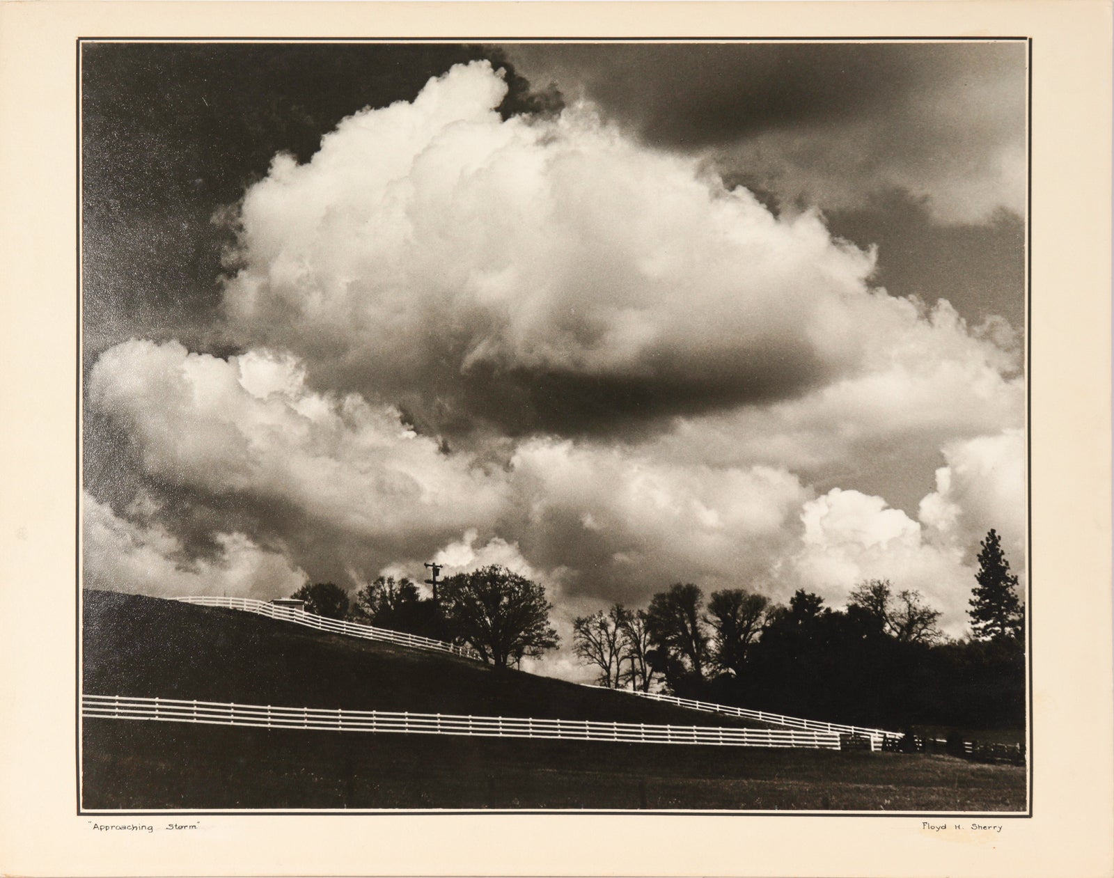<i>Approaching Storm</i> <br> 1967 Photograph <br><br>#C2391
