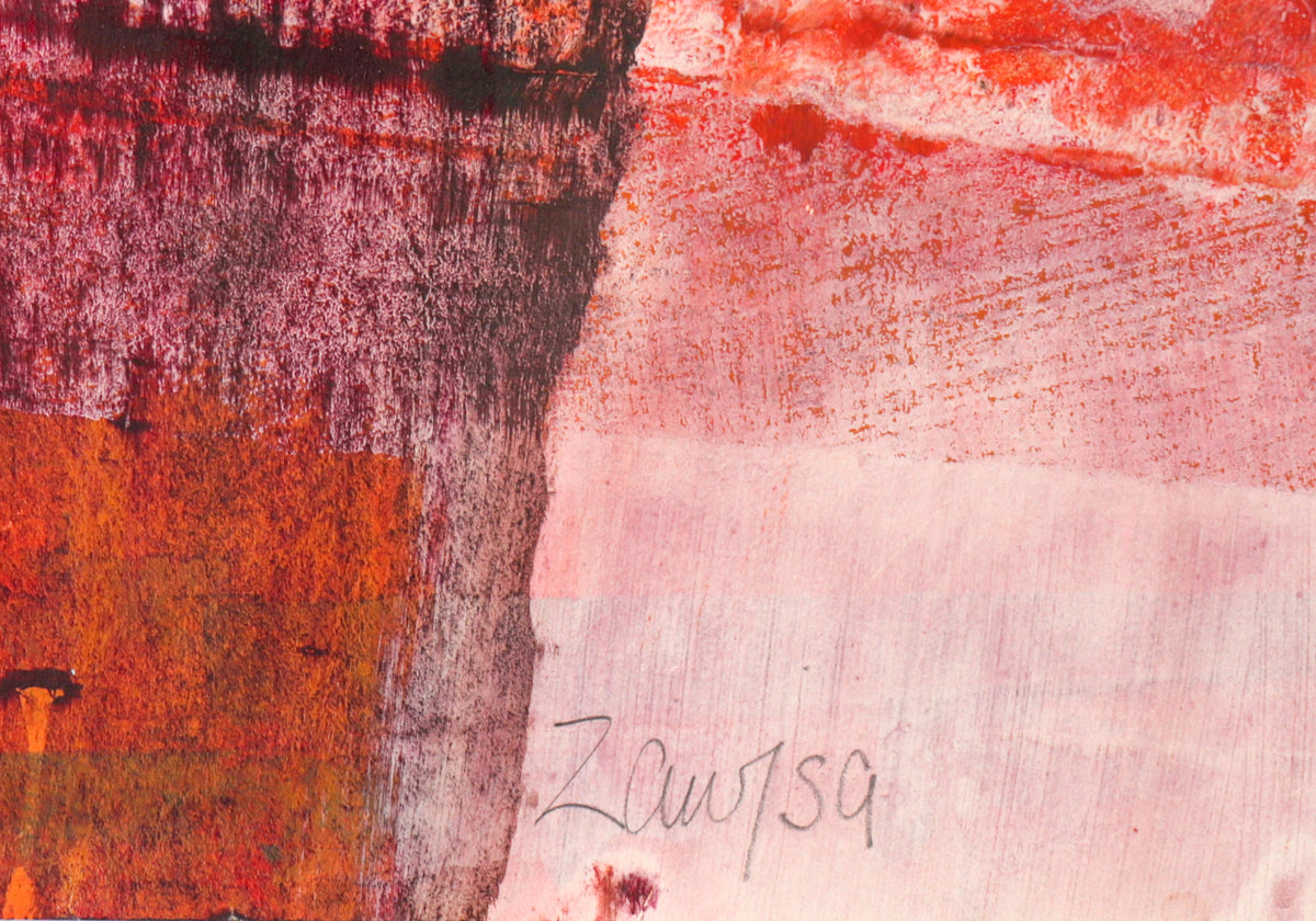 <i>Works of Texture</i> Series <br>1964 Acrylic on Paper <br><br>#C2409