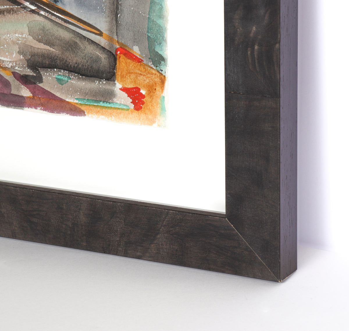 Regionalist Subway Station Scene<br>1969 Watercolor<br><br>#C2460