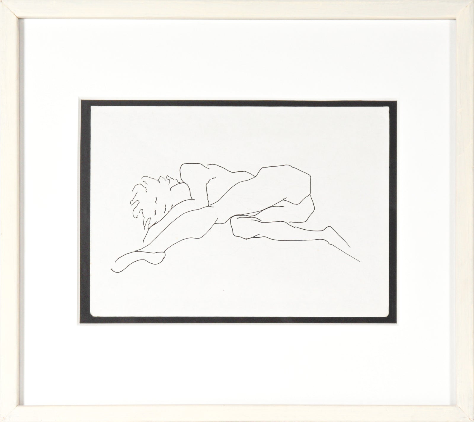 Recumbent Female Figure <br>20th Century Ink<br><br>#C2490