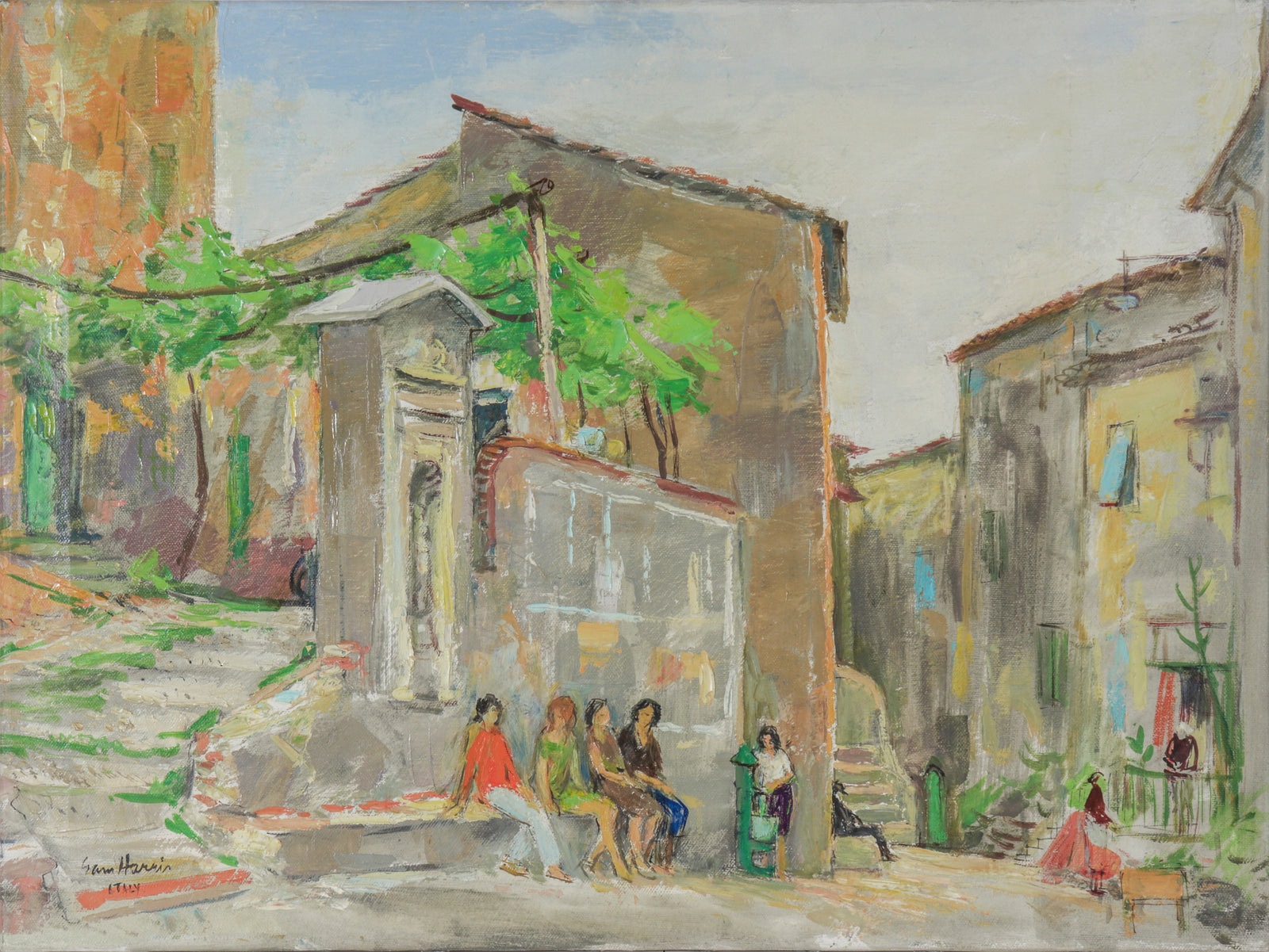 <i>Italy</i> <br>1960-70s Oil <br><br>#C2512