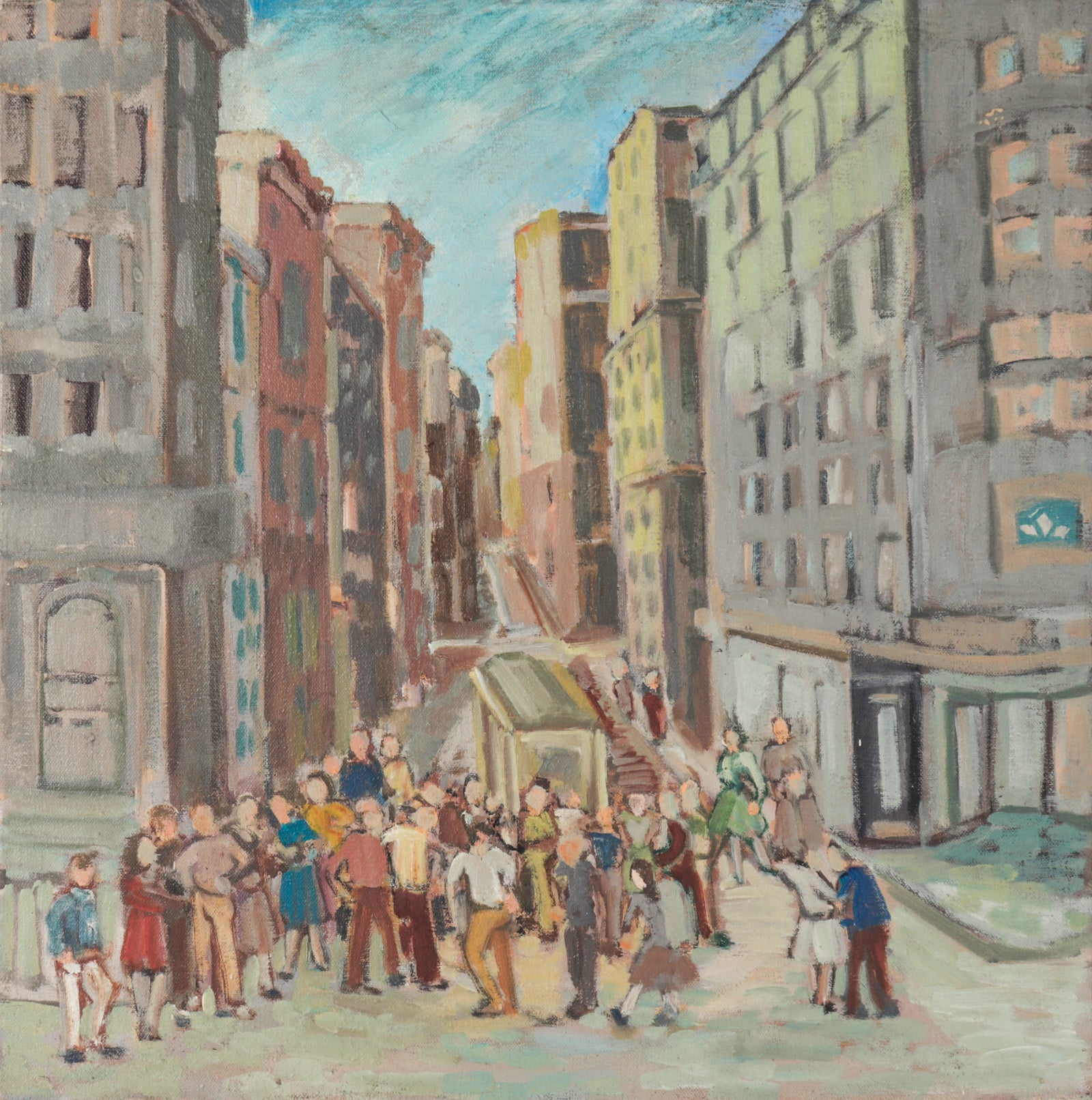 Downtown San Francisco Cable Car Turnaround <br><br>#C2518