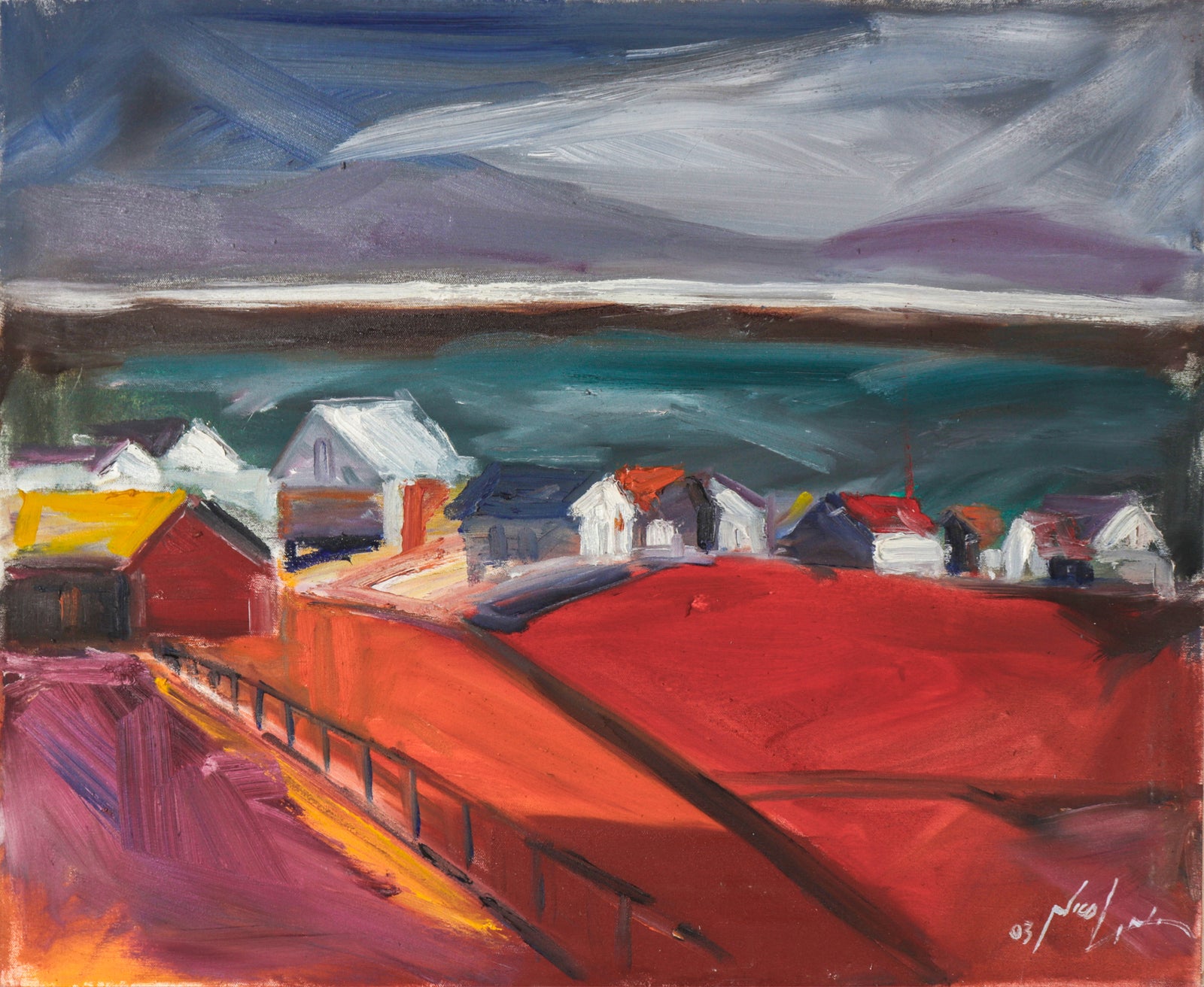 <i>Tomales Bay</i> <br>2003 Oil <br><br>#C2524