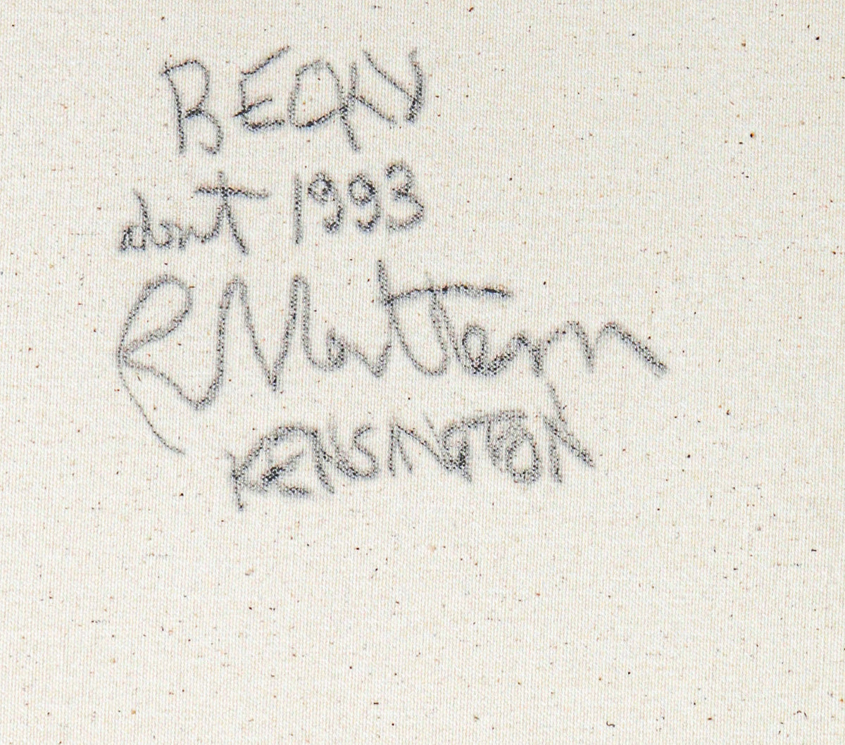 <i>Becky</i> <br>1993 Oil Portrait <br><br>#C2531