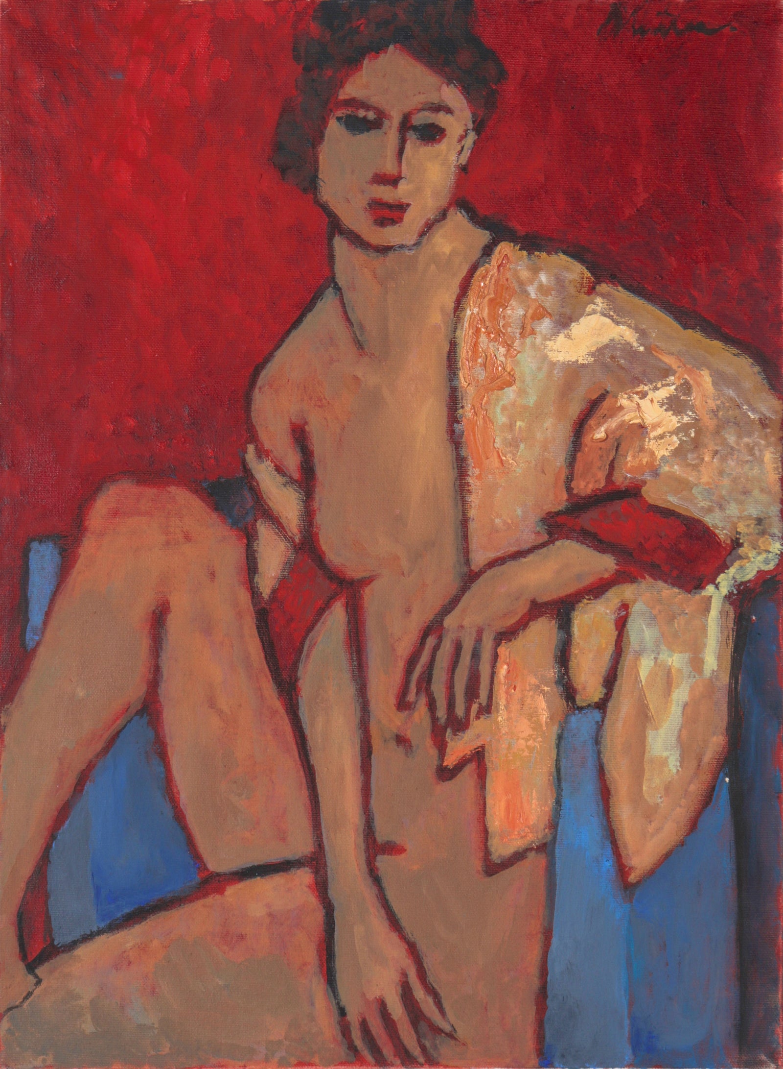 <i>The Gift</i><br>2006 Oil Nude <br><br>#C2534