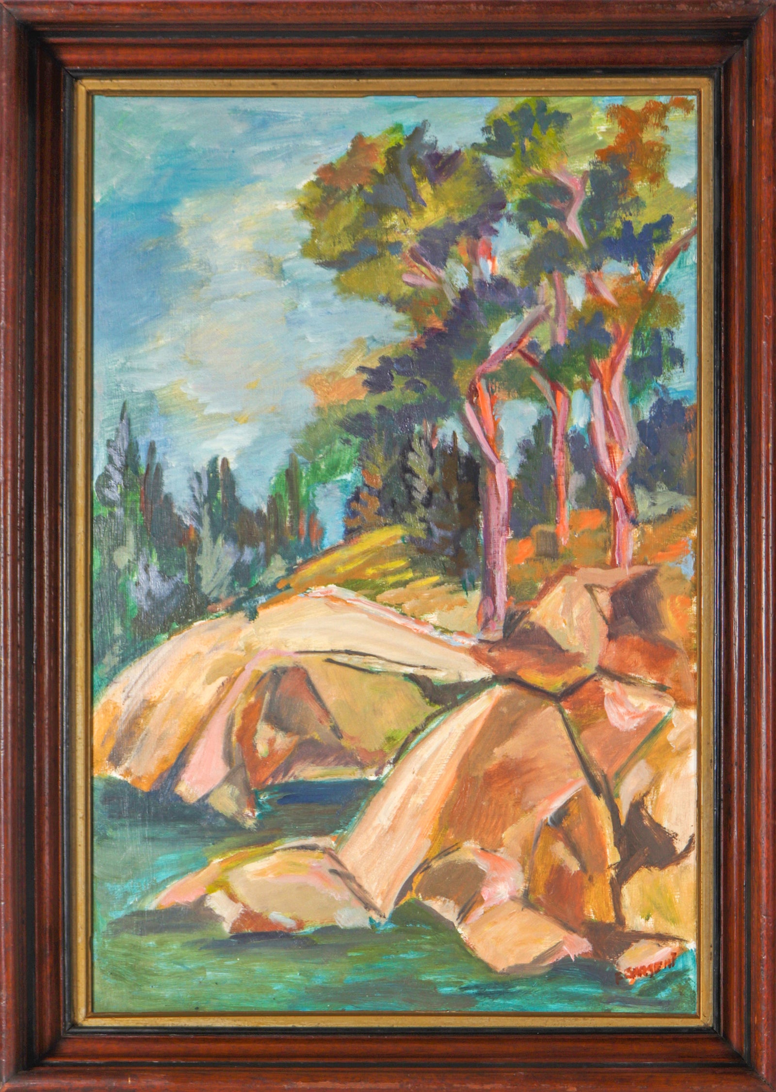 Sierra Scene <br>20th Century Oil <br><br>#C2545