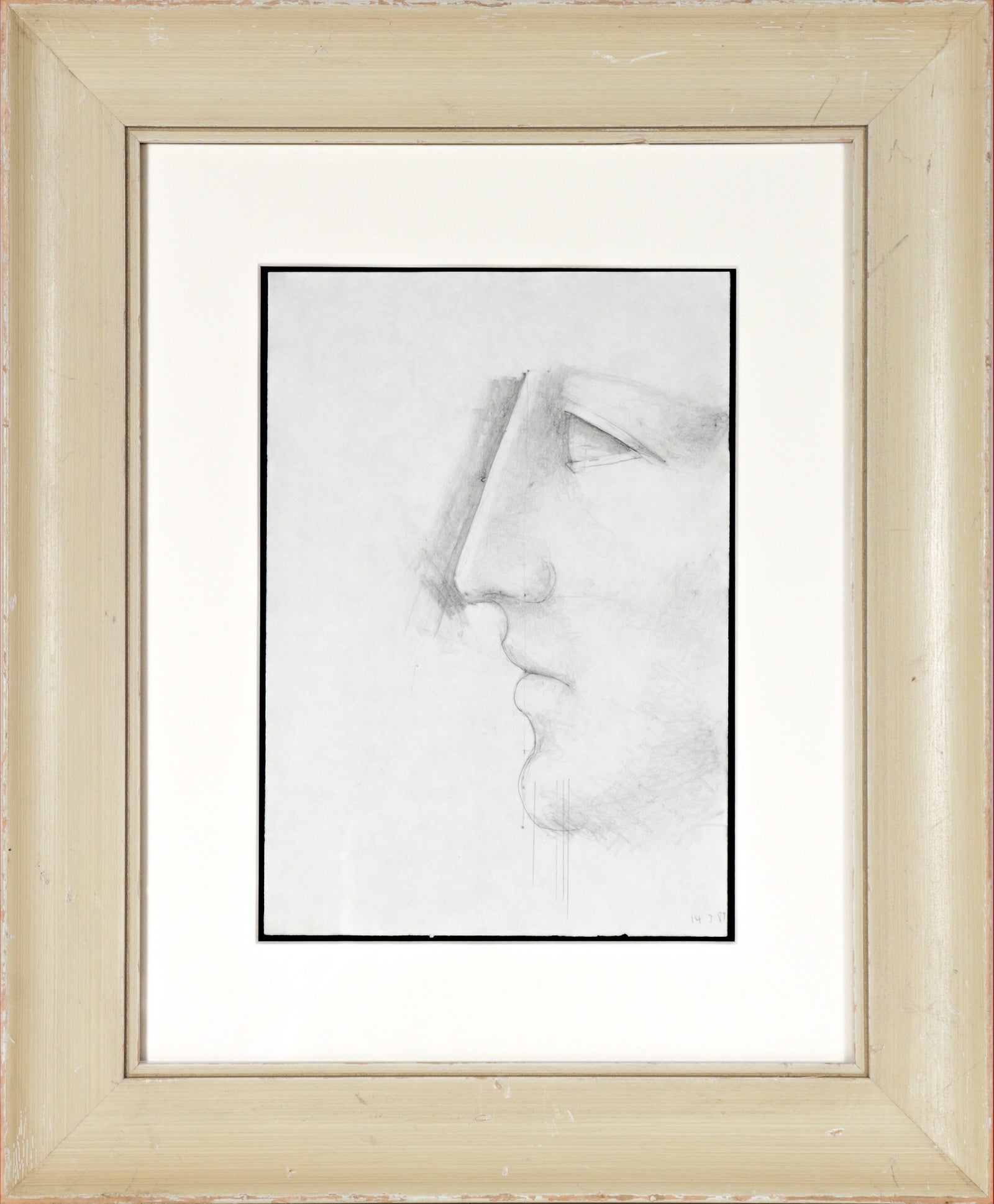 Side-Profile Study<br>1987 Graphite<br><br>#C2563