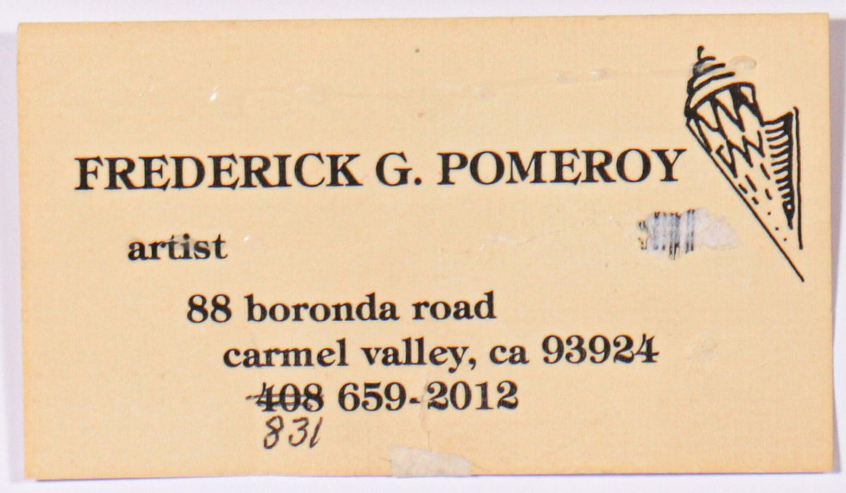 <i>Soberanes Inlet</i><br> 20th Century <br><br>#C2596