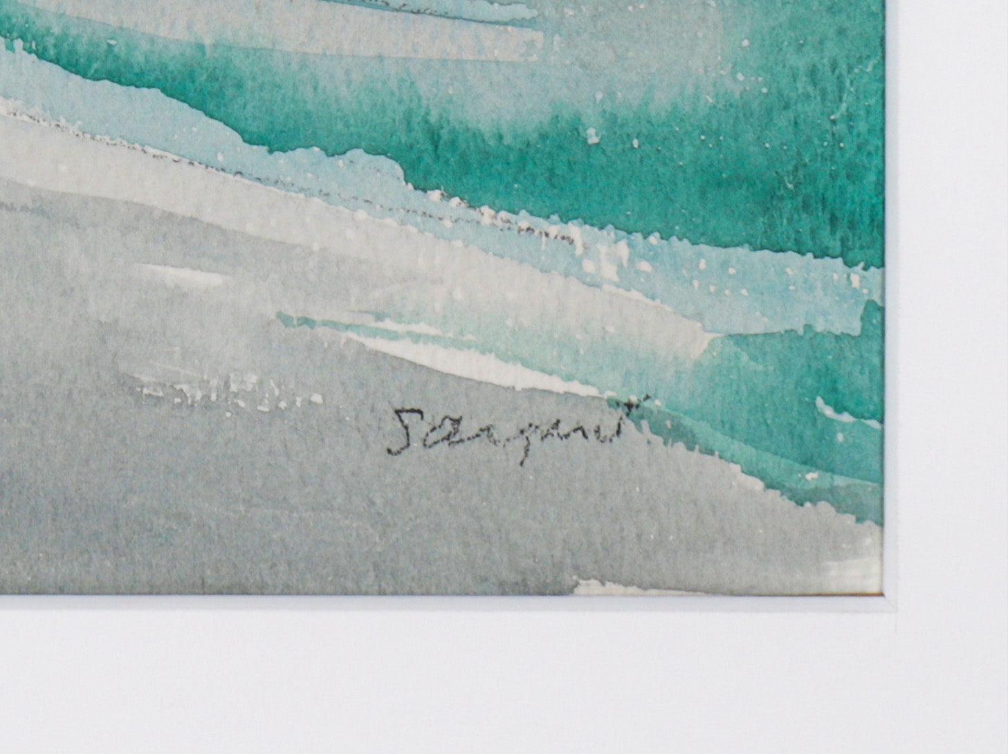 Northern California Coastal Scene<br>20th Century Watercolor<br><br>#C2659