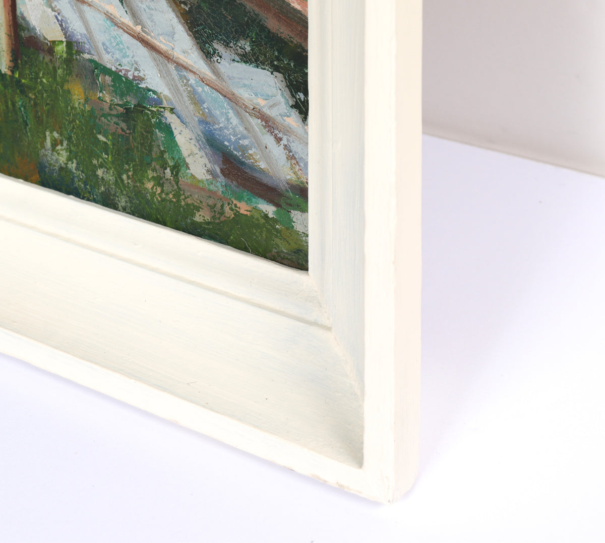 Filbert Steps at Napier Lane Scene <br>20th Century Oil <br><br>#C2671