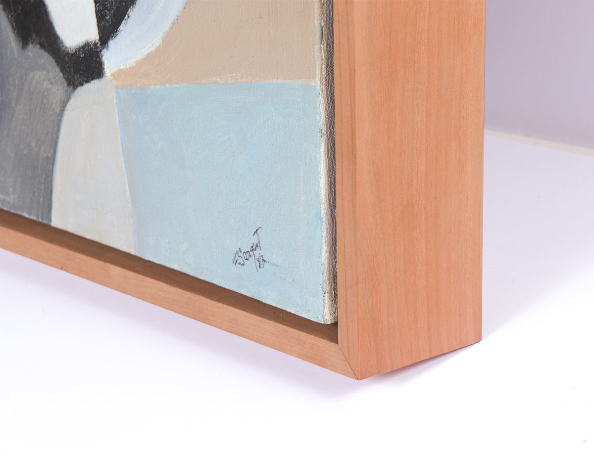 Deconstructed San Francisco Cityscape <br>1983 Oil <br><br>#C2729