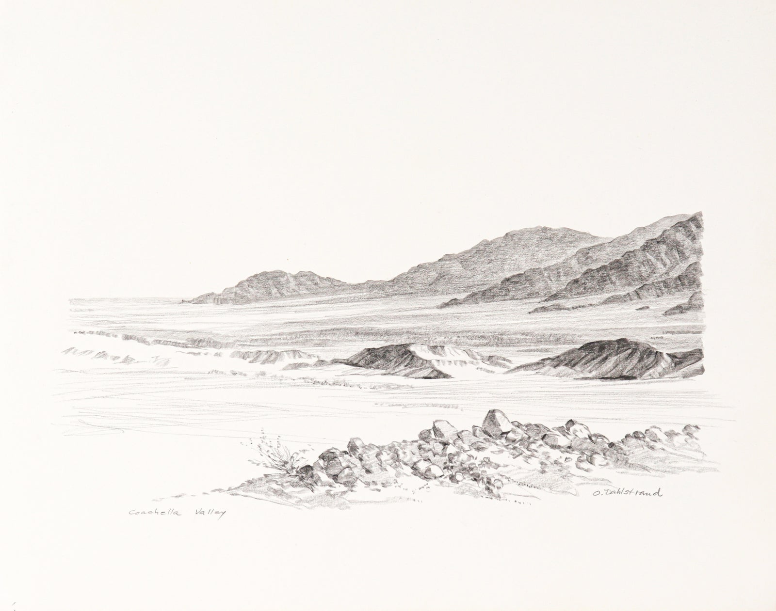 <I>Coachella Valley</I> <br>1970 Graphite<br><br>#C2754