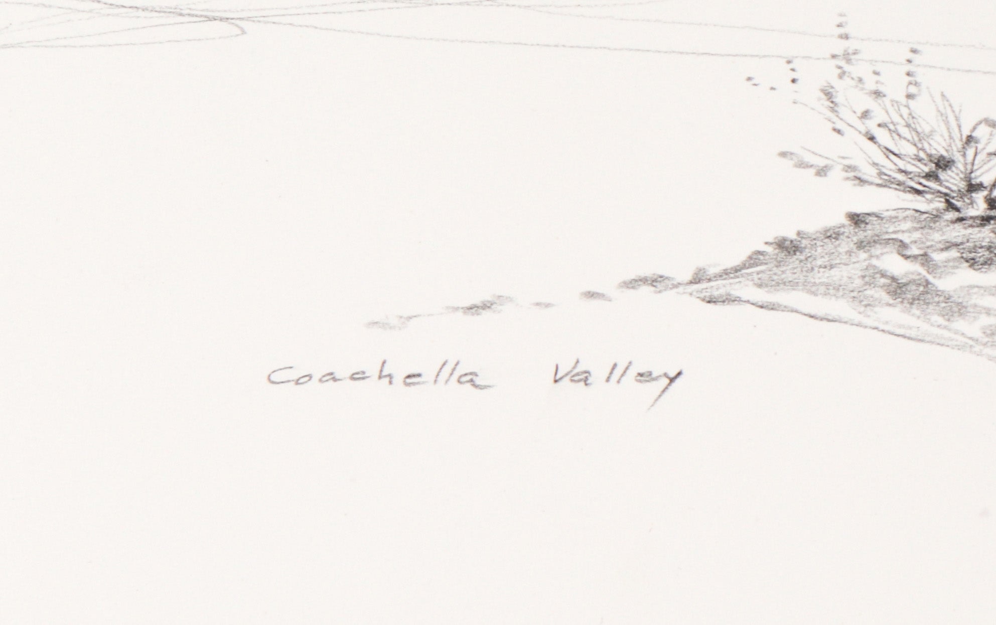 <I>Coachella Valley</I> <br>1970 Graphite<br><br>#C2754