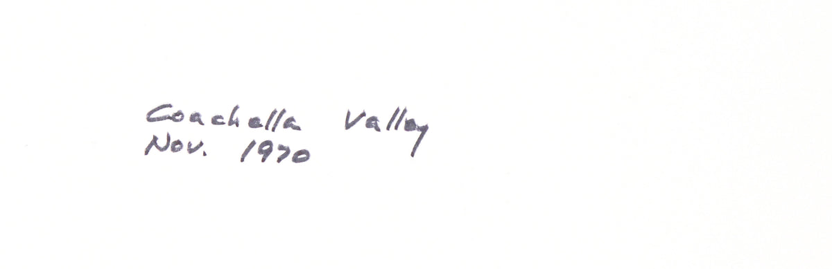 <I>Coachella Valley</I> <br>1970 Graphite<br><br>#C2754
