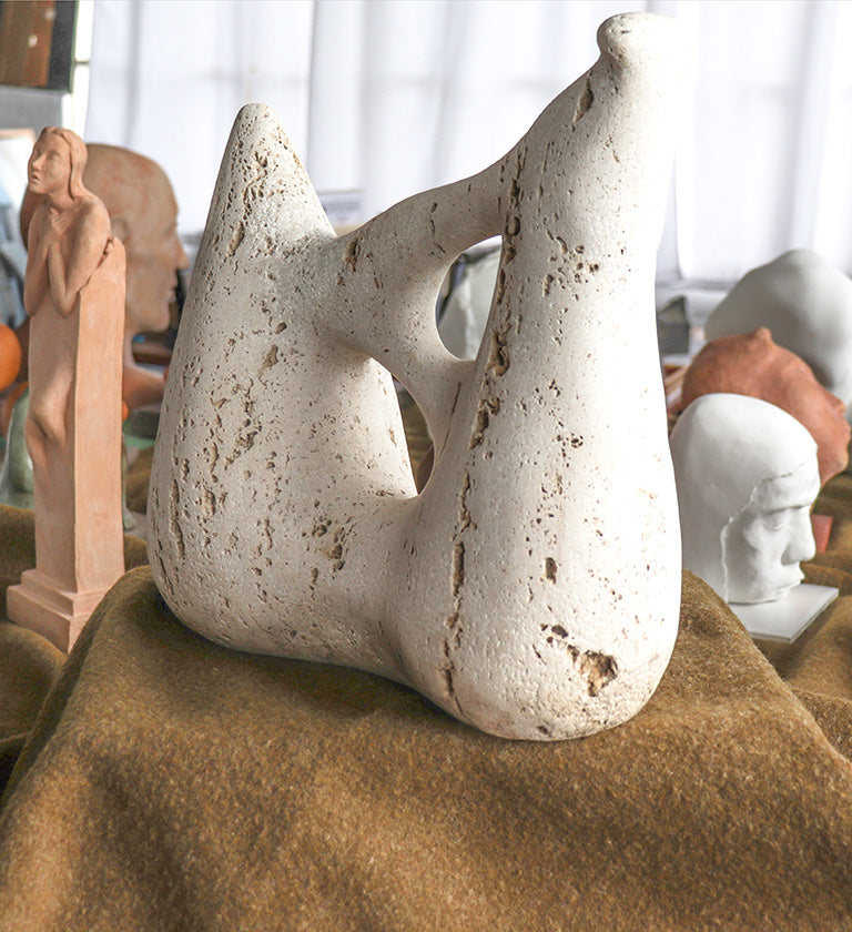 Modernist Abstract Object <br>1980-2000s Stone <br><br>#C2823