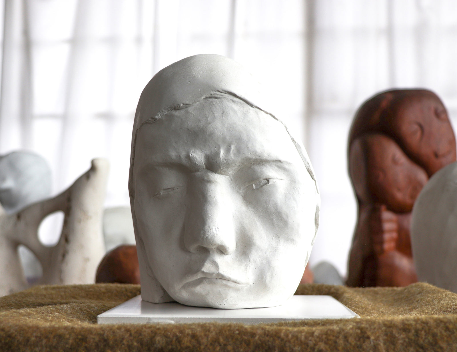 Expressive Face<br>20th Century Sculpture<br><br>#C2849