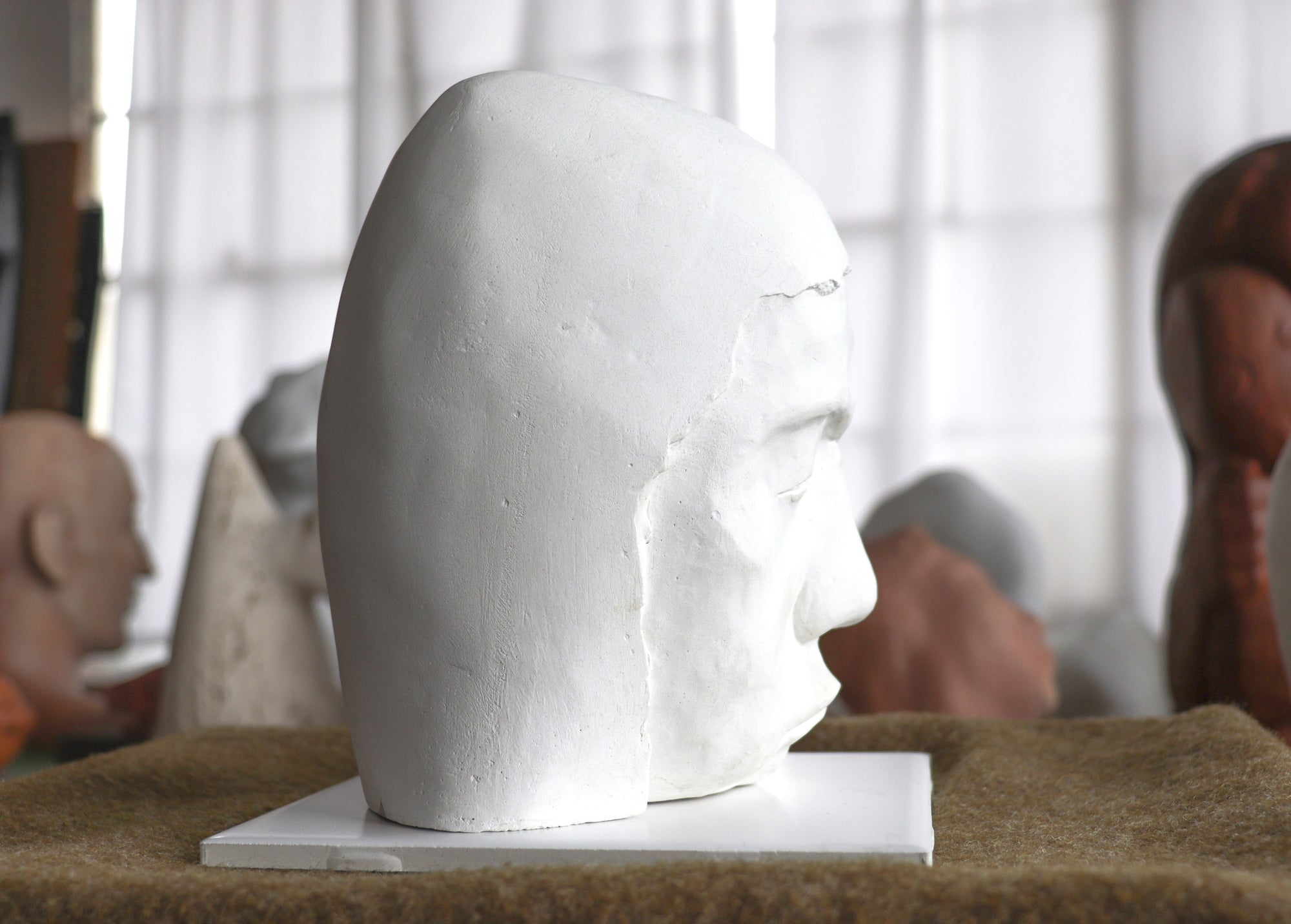 Expressive Face<br>20th Century Sculpture<br><br>#C2849