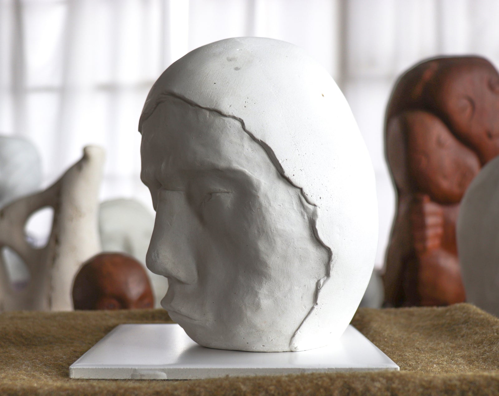 Expressive Face<br>20th Century Sculpture<br><br>#C2849