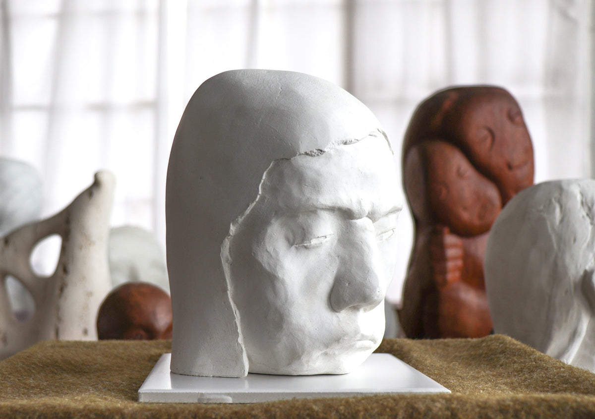 Expressive Face<br>20th Century Sculpture<br><br>#C2849