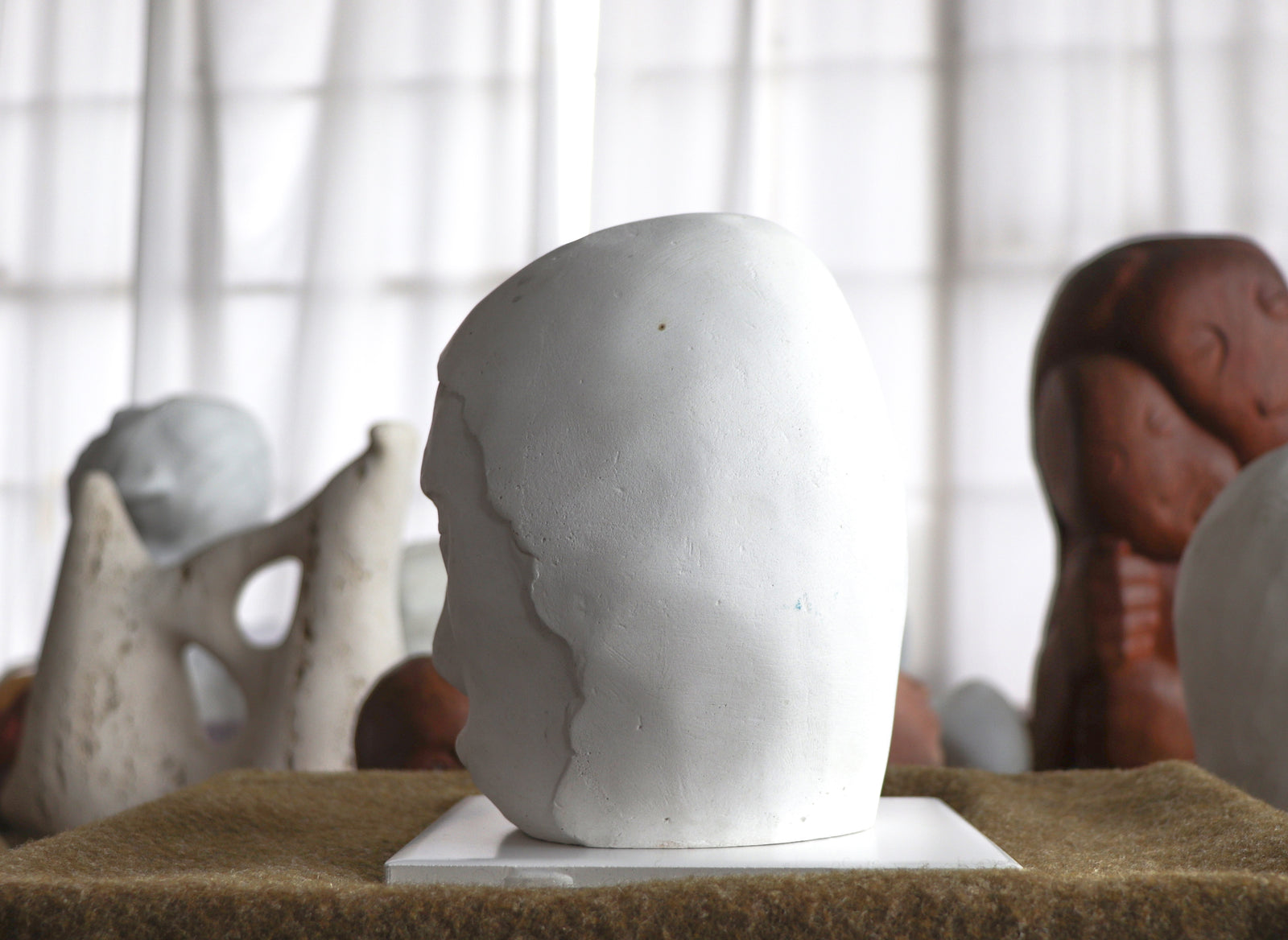 Expressive Face<br>20th Century Sculpture<br><br>#C2849