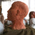 Large Hand-Sculpted Bust<br>20th Century Sculpture<br><br>#C2877