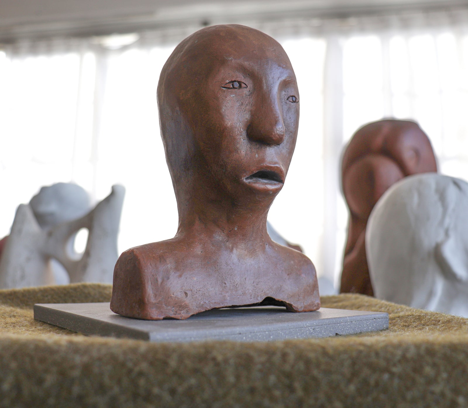 Astonished Bust <br>20th Century Sculpture <br><br>#C2905