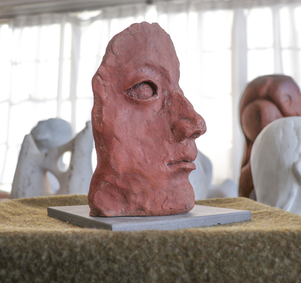 Mask Sculpture<br>1995 Sculpture <br><br>#C2931