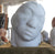Contemplative Woman <br>20th Century Carrara Marble Sculpture<br><br>#C2944