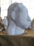 Woman in Thought <br>1995 Carrara Marble Sculpture <br><br>#C2948