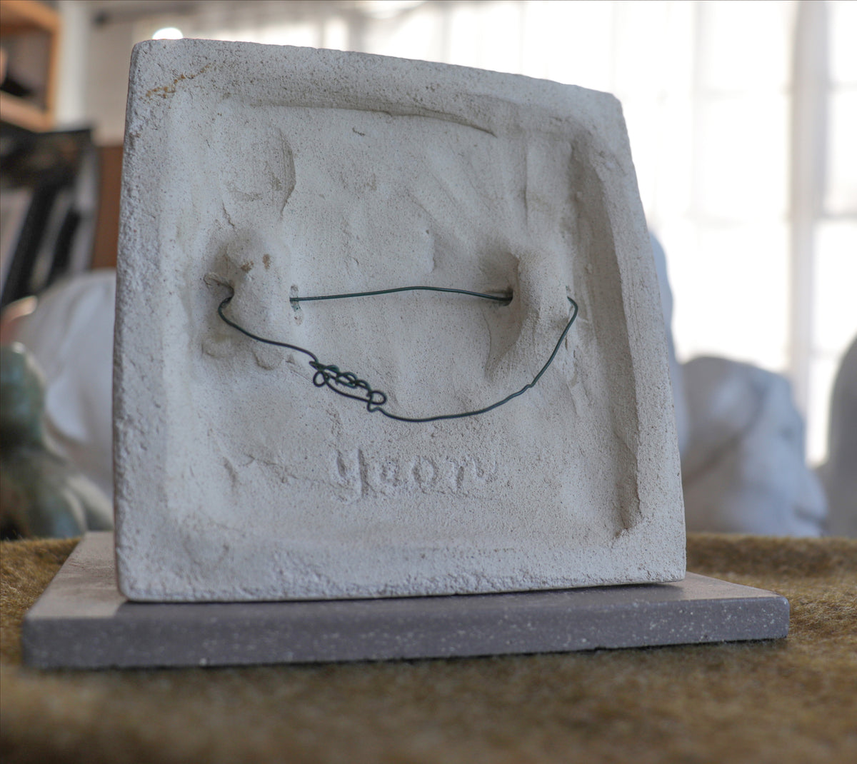 Smiling Sun Tile<br>20th Century Sculpture<br><br>#C2966