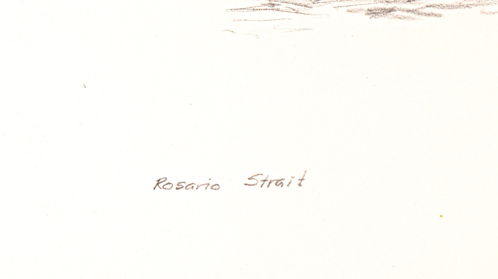 <i>Rosario Strait</i><br>1987 Graphite<br><br>#C3103