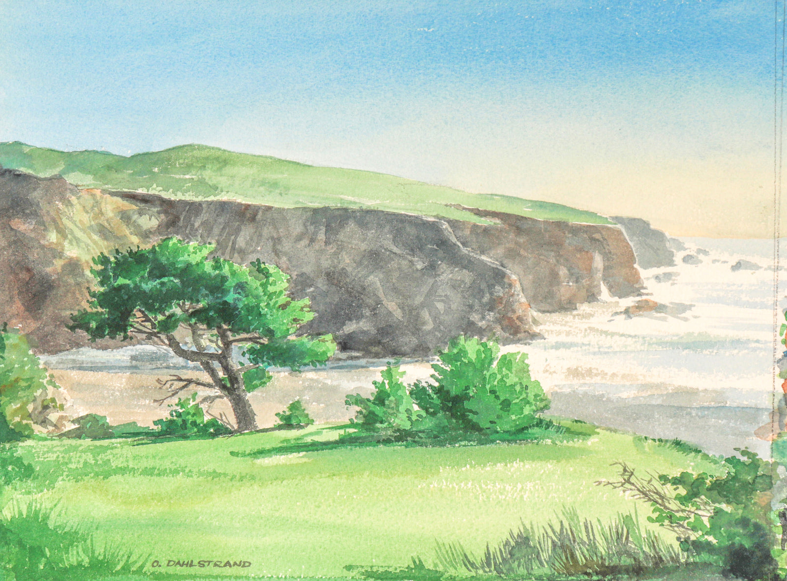 <i>Little River, CA</i><br>1970 Watercolor<br><br>#C3123