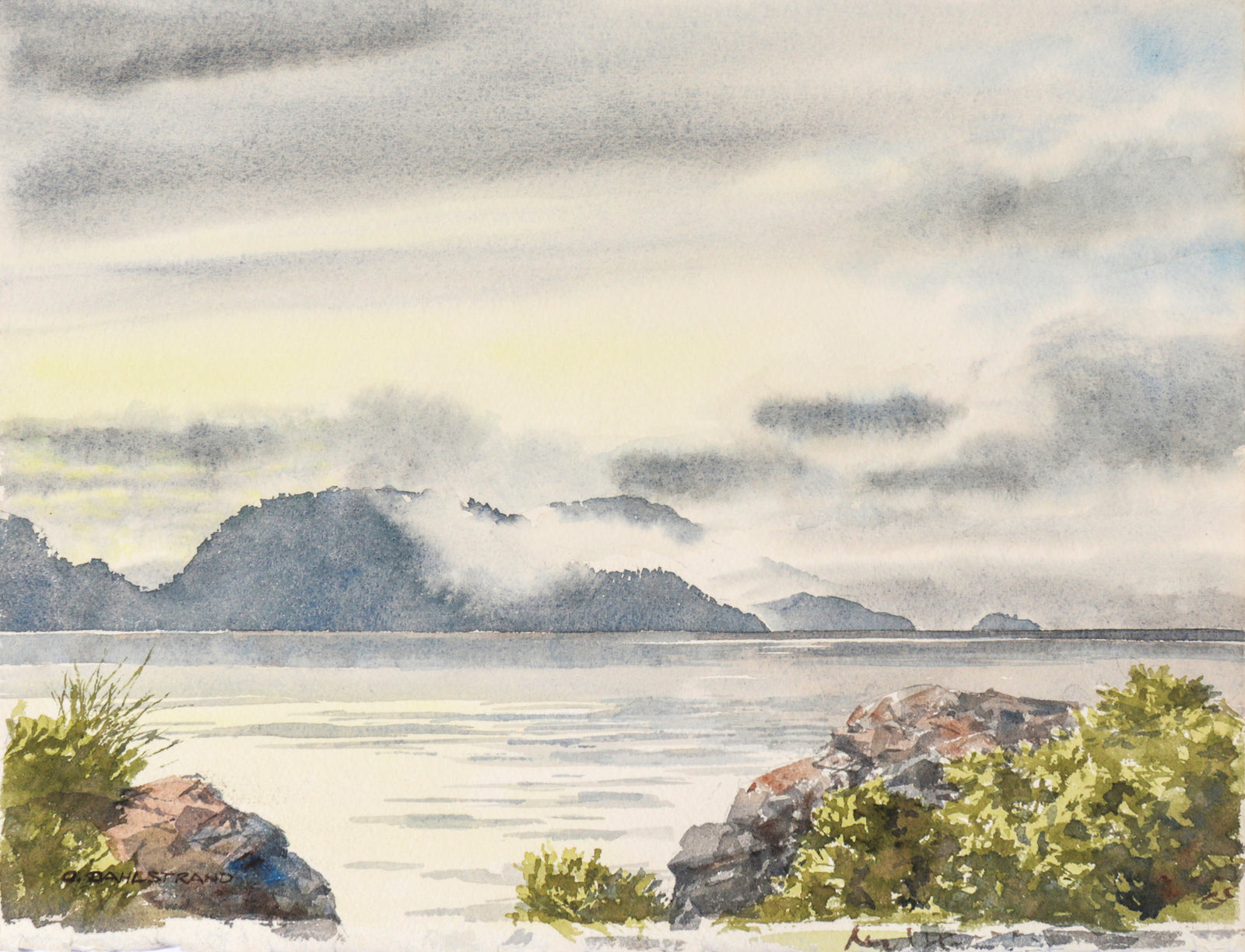 <i>Cypress Island</i><br>1986 Watercolor<br><br>#C3131