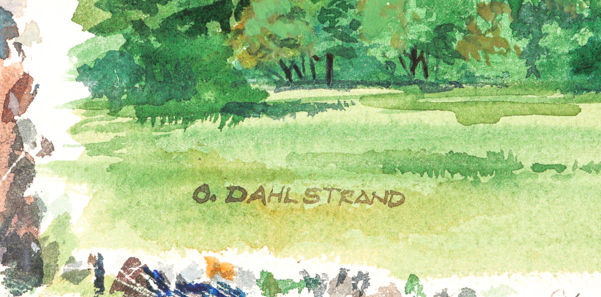 <i>Cathedral Rocks</i><br>1973 Watercolor<br><br>#C3145