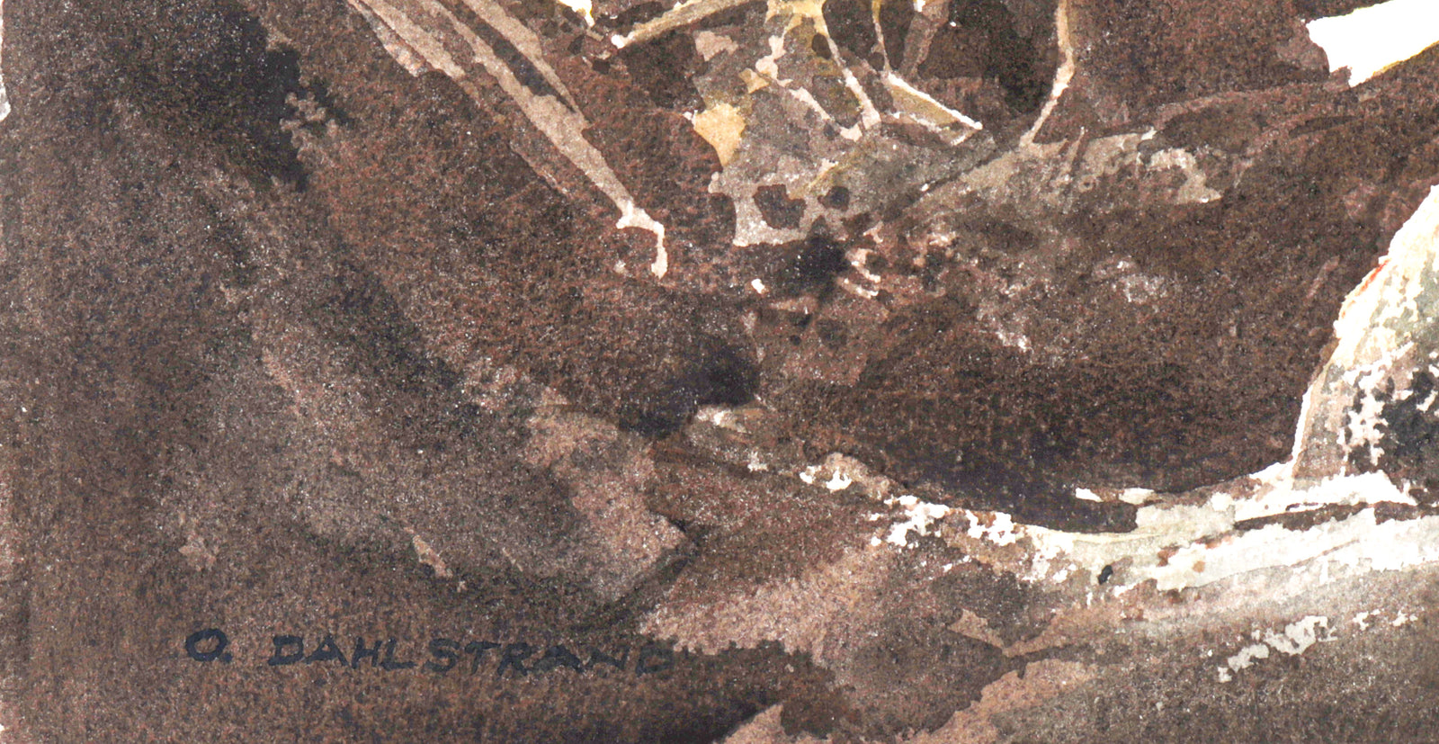 <i>Pollen - Lake Louise </i><br>1986 Watercolor <br><br>#C3153