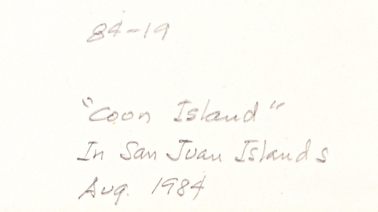 <i>Coon Island</i><br>1984 Graphite<br><br>#C3172