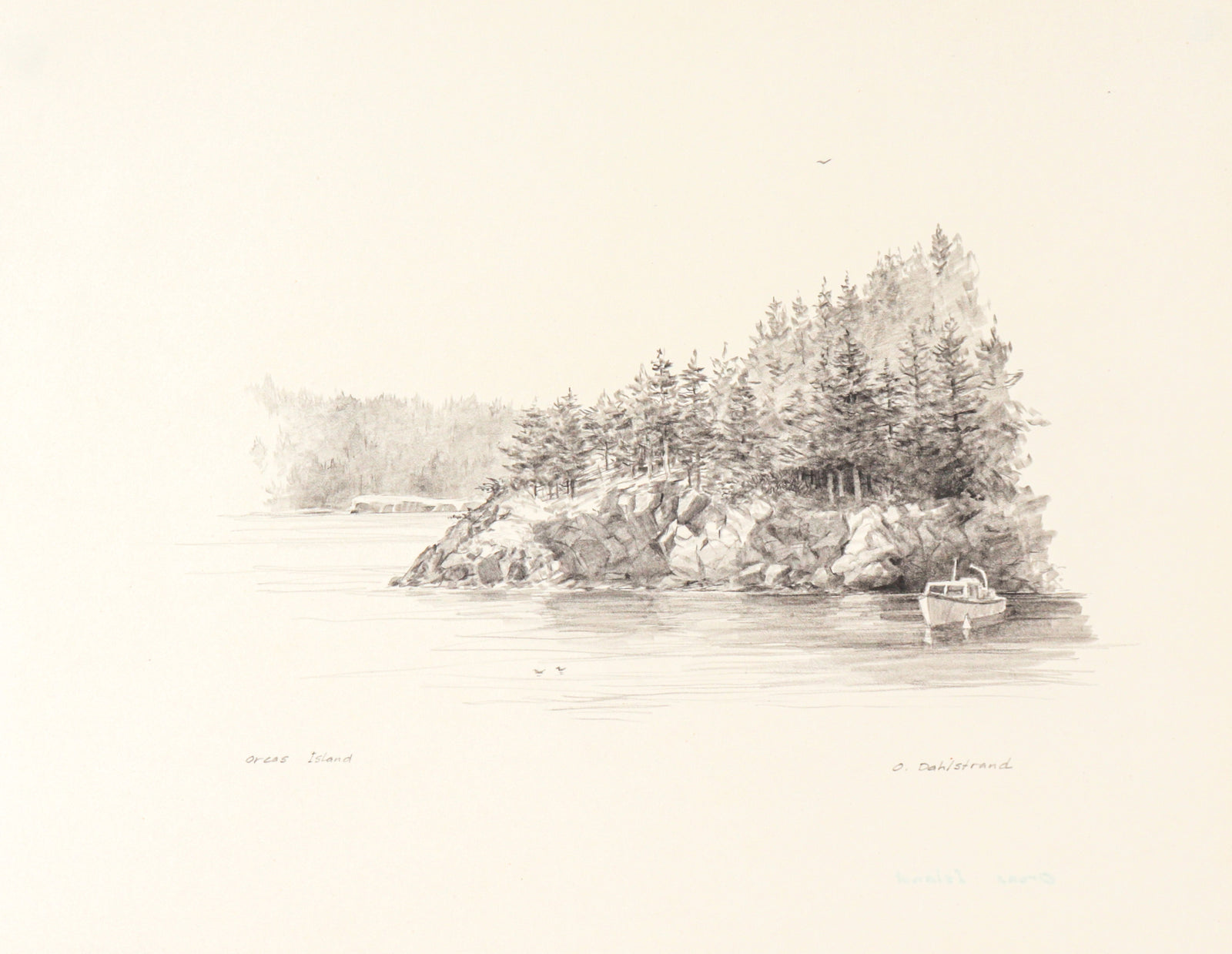 <i>Orcas Island</i> <br>1984 Graphite <br><br>#C3179